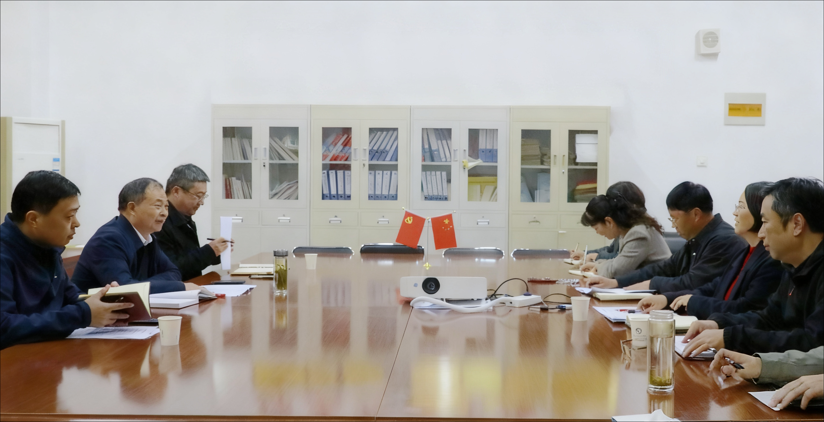 代礼红到财经系和计算机系走访调研