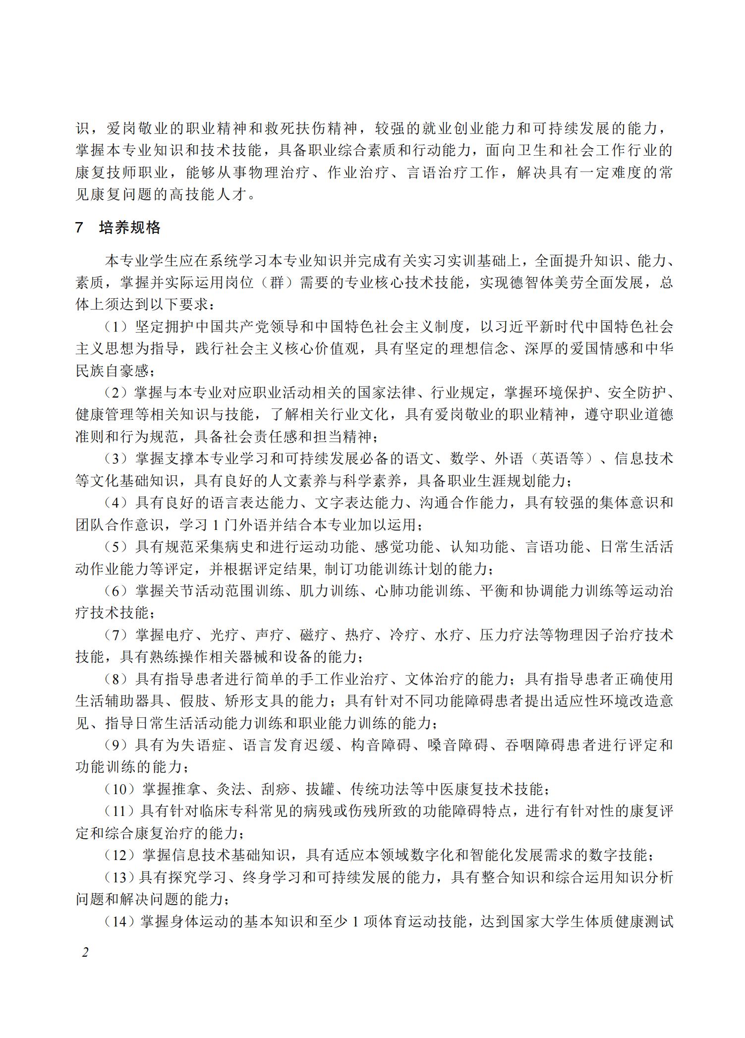 康复治疗技术专业教学标准（2025）_01.jpg